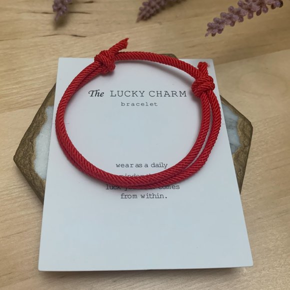 3ml Lucky Red String Bracelets Double Adjustable - Picture 1 of 12